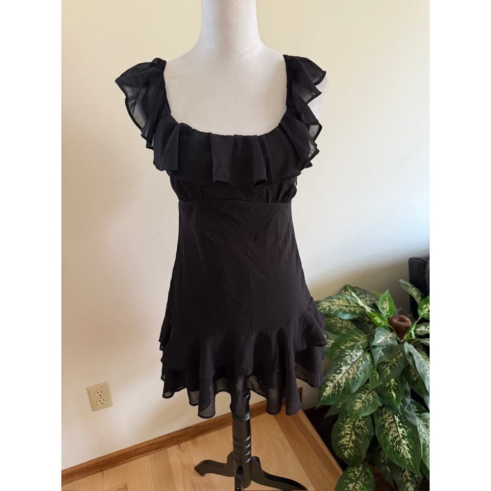 Abercrombie Black Ruffle Dress
